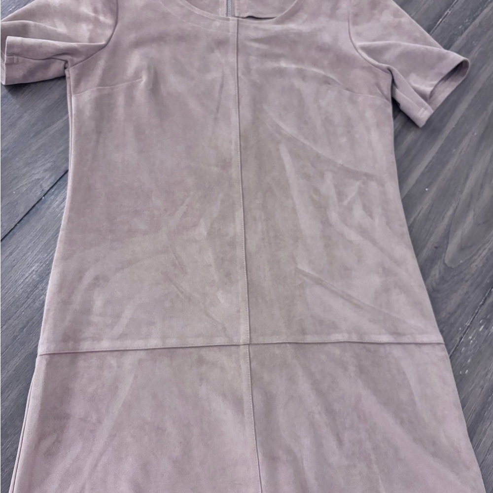 Brown Mini Sheath Dress with Short Sleeves for Casual Work